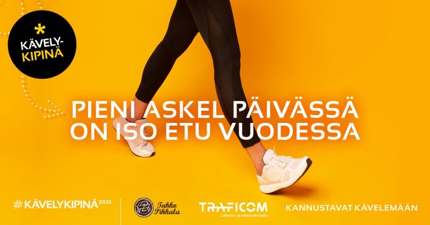 Kävelykipinä Paltamossa 30.5. klo 18-19 Eino Leino -puistossa