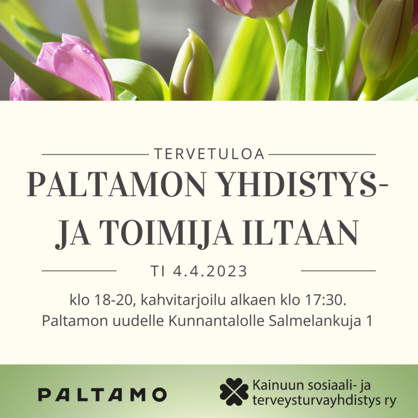 PERUTTU: Paltamon yhdistys- ja toimijailta