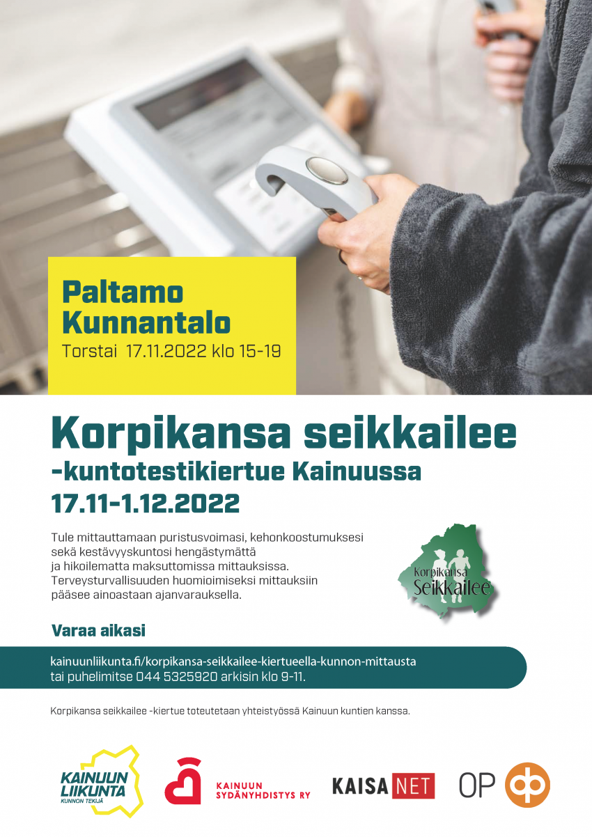 Korpikansa seikkailee -kuntomittaukset