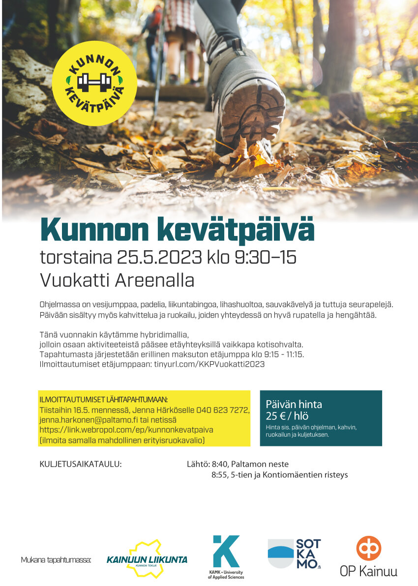 Ikäihmisten Kunnon kevätpäivä 25.5.2023