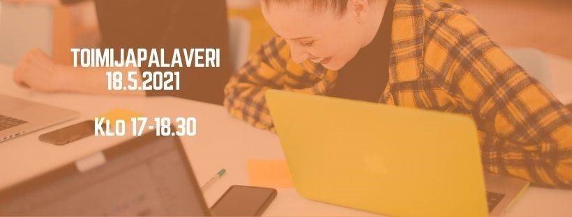Toimijapalaveri 18.5.2021 klo 17-18.30 seura-, järjestö- ja muille toimijoille