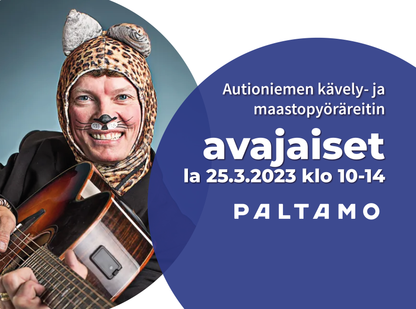 Autioniemen uuden kävely- ja maastopyöräreitin avajaiset 25.3.