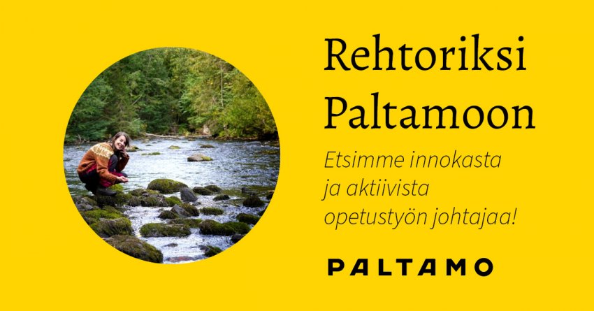 Etsimme innokasta ja aktiivista opetustyön johtajaa