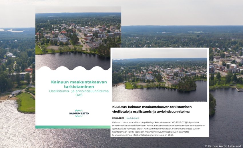 Maakuntakaavojen uudistaminen alkaa - Anna palautteesi osallistumis- ja arviointisuunnitelmasta!