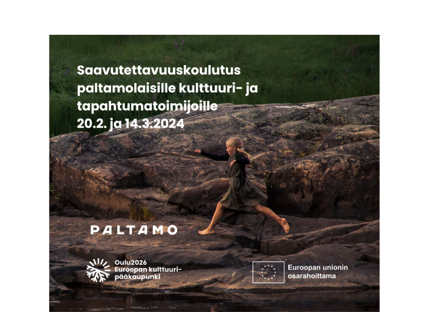 PERUTTU: Saavutettavuuskoulutus kulttuuri- ja tapahtumatoimijoille 20.2. ja 14.3.2024